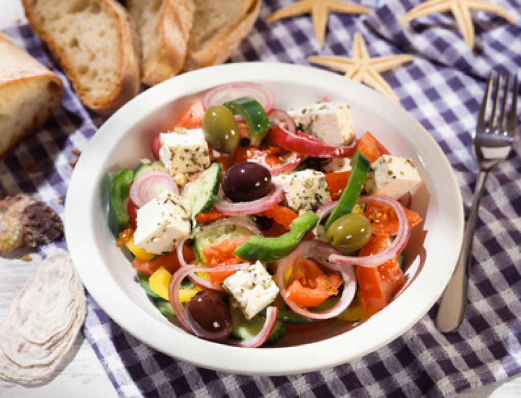 Griechischer Salat Mit Fetakäse