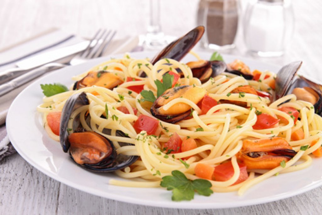 Spaghetti mit Meeresfrüchten - Rezept 
