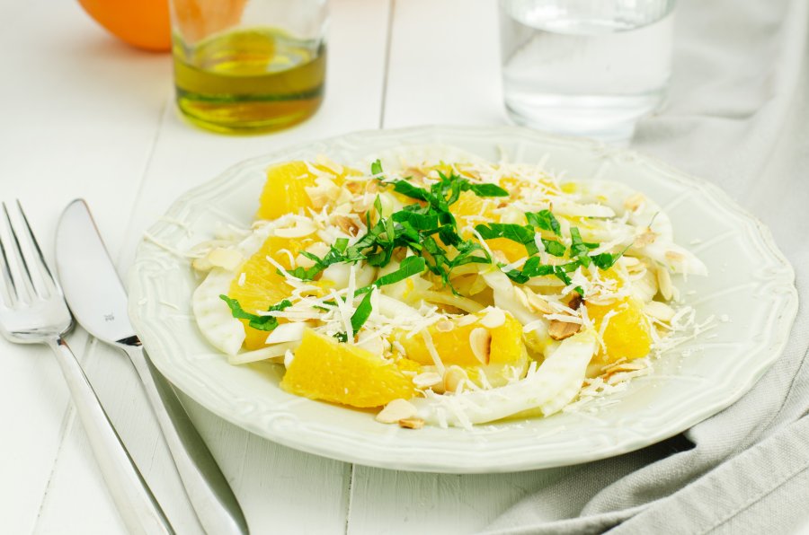 Fenchelsalat mit Orangen - Rezept | Kochrezepte.at