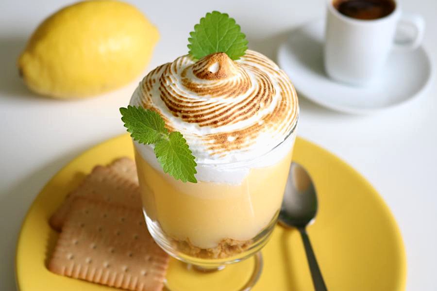 Zitronenpudding im Glas - Rezept | Kochrezepte.at