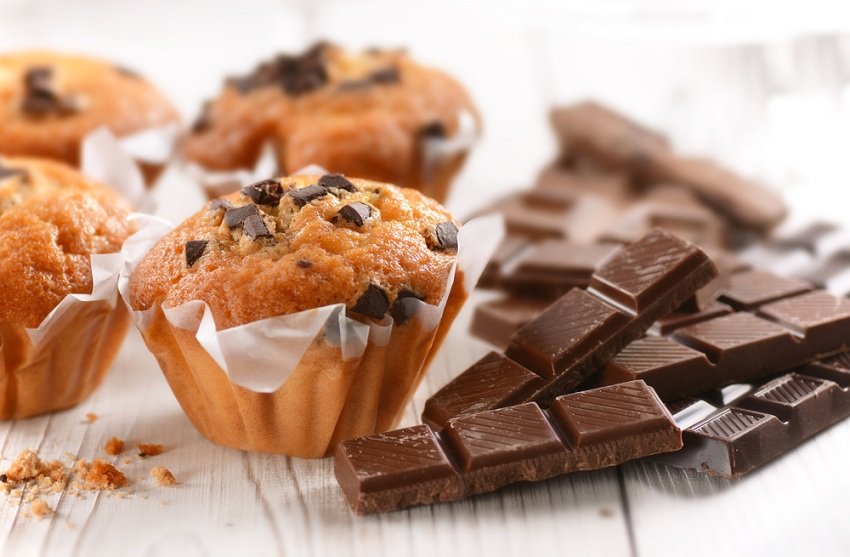 Vanille-Muffins mit Schokostückchen - Rezept | Kochrezepte.at