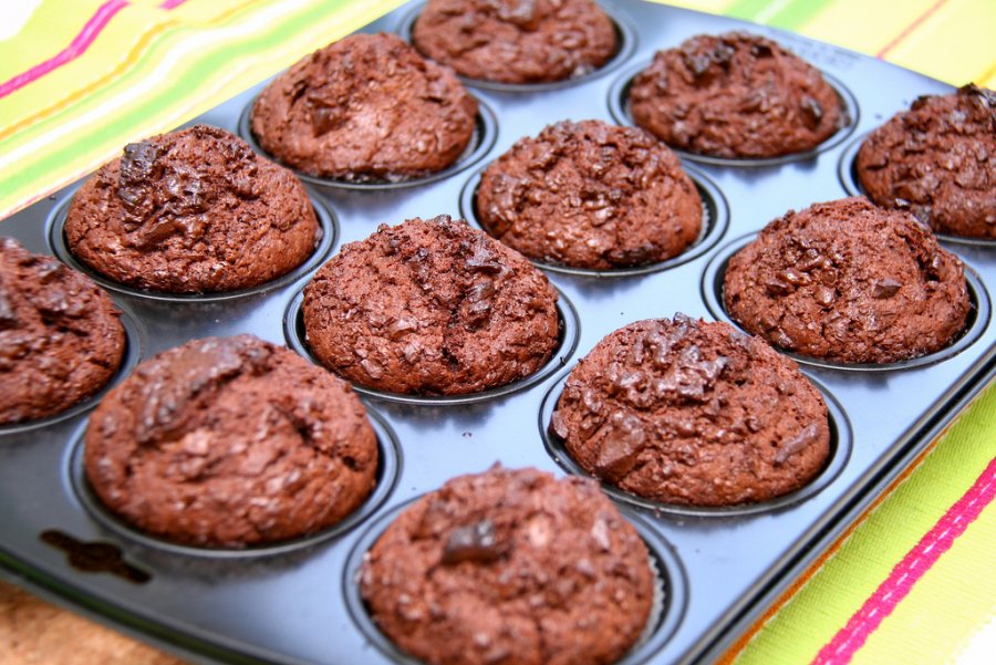 Schokoladen-Muffins - Rezept | Kochrezepte.at