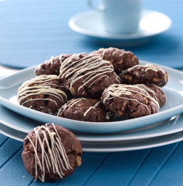 Schokoladen-Cookies - Rezept | Kochrezepte.at