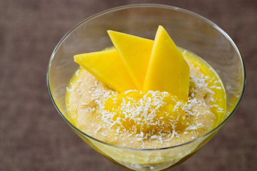 Mango-Grieß-Pudding - Rezept | Kochrezepte.at