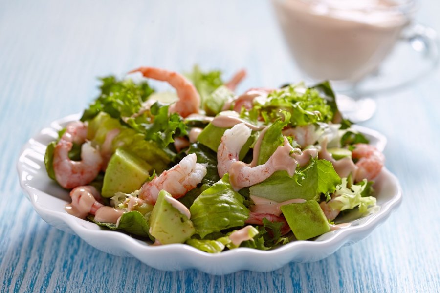 Shrimps-Avocado-Salat - Rezept | Kochrezepte.at