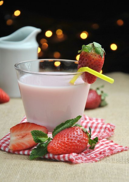 Erdbeer-Shake mit Haferflocken - Rezept | Kochrezepte.at